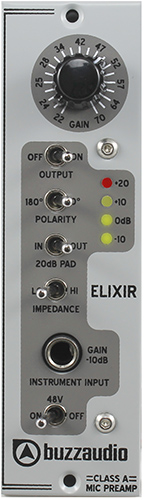  buzz audio elixir mic preamp for vocals